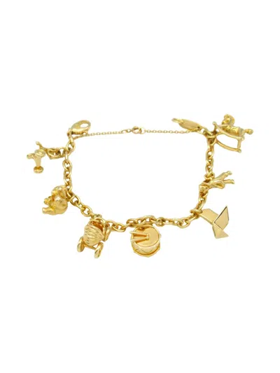 Pre-owned Cartier 2010s 18k Yellow Gold 7 Motifs Bracelet