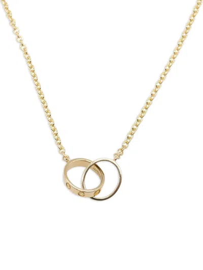 Pre-owned Cartier 2010s 18k Yellow Gold Baby Love Necklace