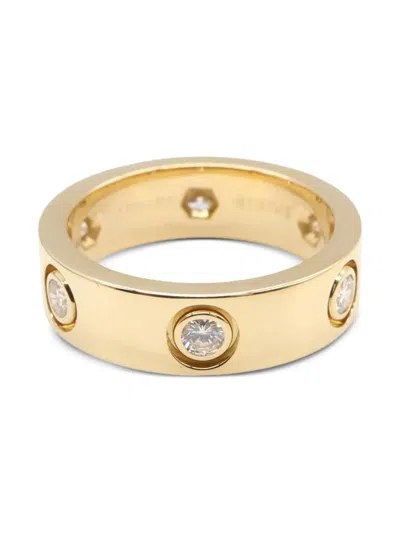 Pre-owned Cartier 2010s 18k Yellow Gold Love Diamond Ring