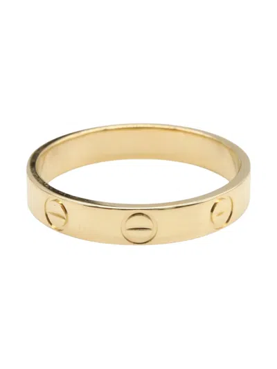 Pre-owned Cartier 2010s 18k Yellow Gold Mini Love Ring