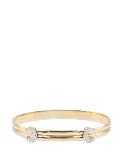 Pre-owned Cartier 2010s 2c Diamond Bracelet In Gold