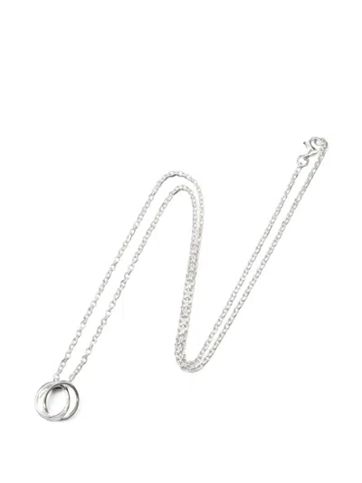 Pre-owned Cartier 2010s Baby Love Necklace In Silver