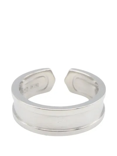 Pre-owned Cartier 2010s C2 Small Ring In Silver