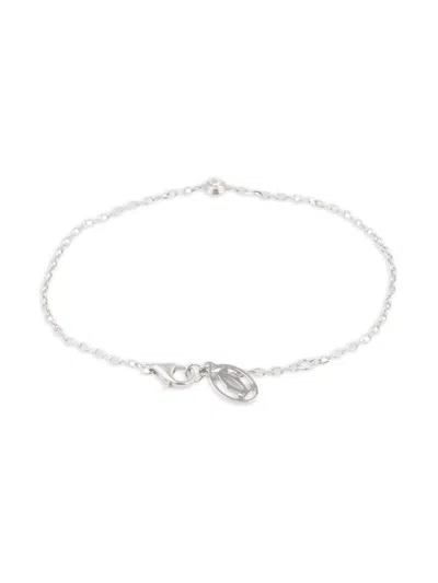 Pre-owned Cartier 2010s Damour 18kt White-gold Diamond Bracelet In Silver