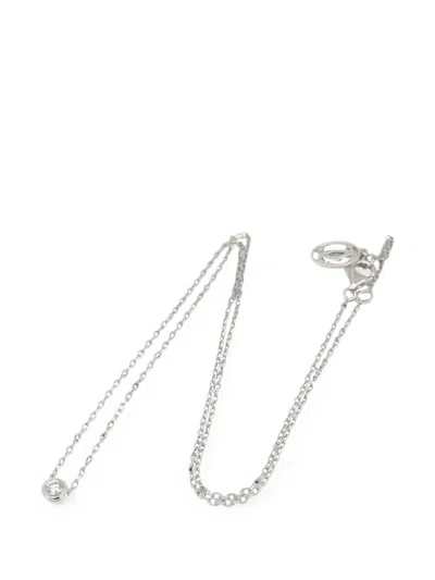 Pre-owned Cartier 2010s Damour Diamond Necklace In 银色