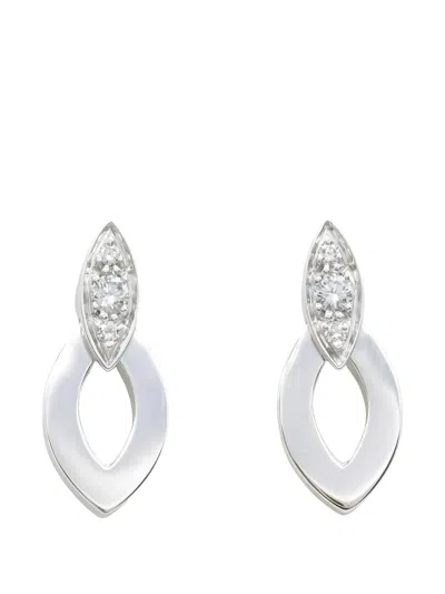 Pre-owned Cartier 2010s Diadea Diamond Earrings In Silver