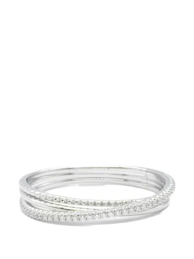 Pre-owned Cartier 2010s Diamond Bracelet In Silver