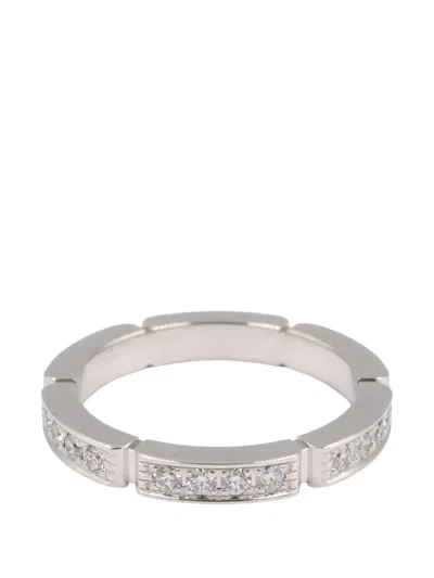 Pre-owned Cartier 2010s Diamond Ring In Silver