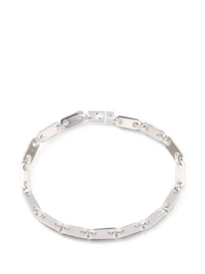 Pre-owned Cartier 2010s Fidelity Heart Key Bracelet In Silver
