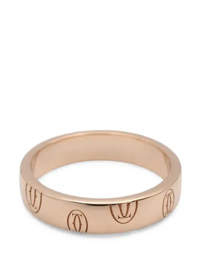 Pre-owned Cartier 2010s Happy Birthday Ring In Pink