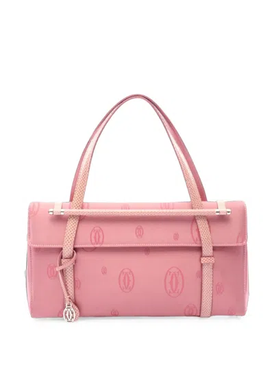 Pre-owned Cartier 2010s Happy Birthday Tote Bag In Pink