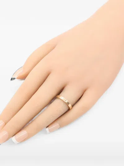 Pre-owned Cartier 2010s Lanière Ring In Pink