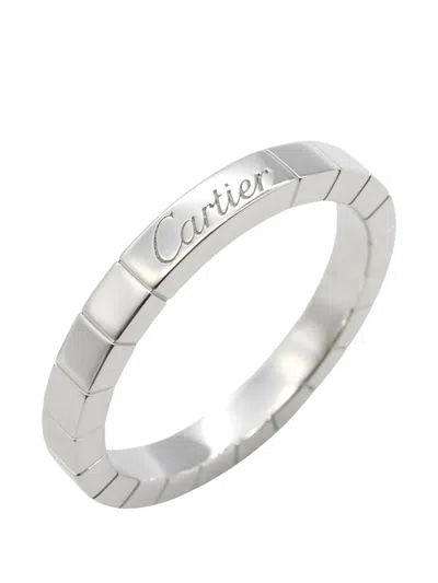 Pre-owned Cartier 2010s Laniere Ring In Silver