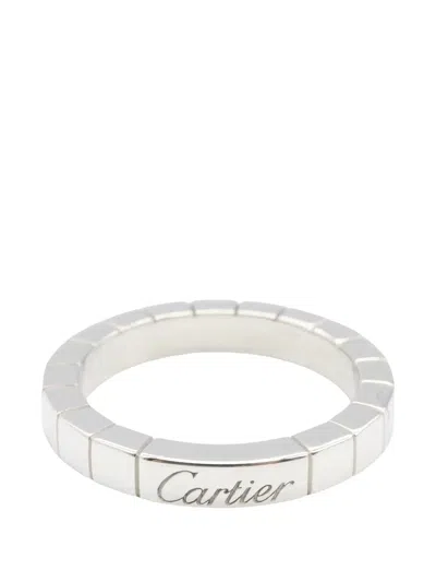 Pre-owned Cartier 2010s Laniere Ring In Silver