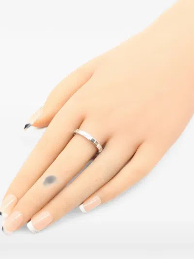 Pre-owned Cartier 2010s Lanière Ring In Silver