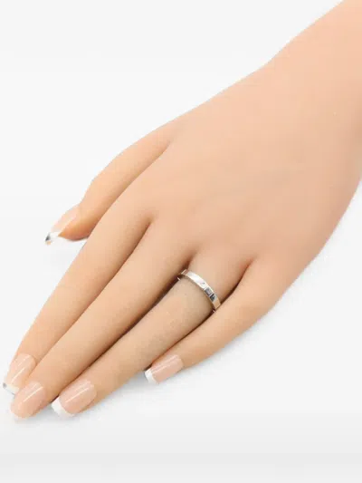 Pre-owned Cartier 2010s Lanière Ring In Silver