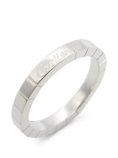 Pre-owned Cartier 2010s Laniere Ring In Silver