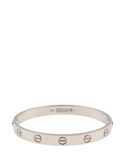 Pre-owned Cartier 2010s Love Bracelet In Silver