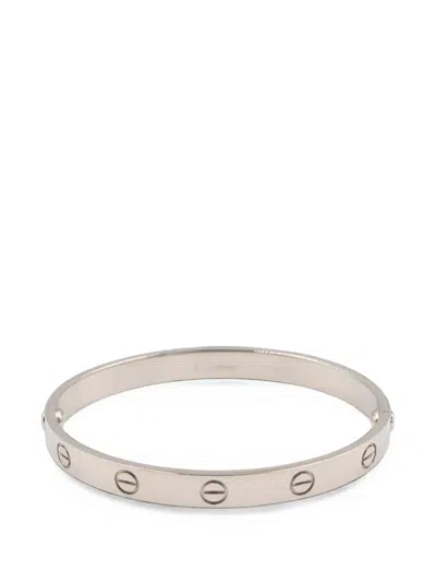 Pre-owned Cartier 2010s Love Bracelet In Silver