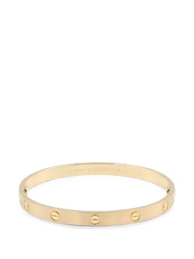 Pre-owned Cartier 2010s Love Breath Bracelet In Gold