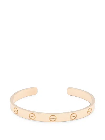 Pre-owned Cartier 2010s Love Breath Open Bracelet In Pink
