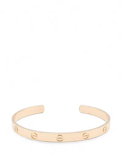 Pre-owned Cartier 2010s Love Cuff Bracelet In Pink