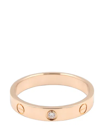 Pre-owned Cartier 2010s Love Diamond Ring In 金色