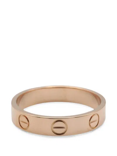 Pre-owned Cartier 2010s Love Mini Ring In Pink