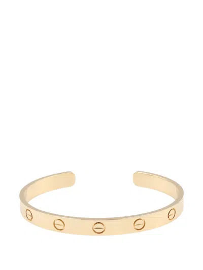 Pre-owned Cartier 2010s Love Open Bangle In Yellow