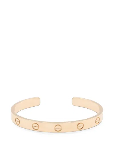 Pre-owned Cartier 2010s Love Open Bracelet In Pink