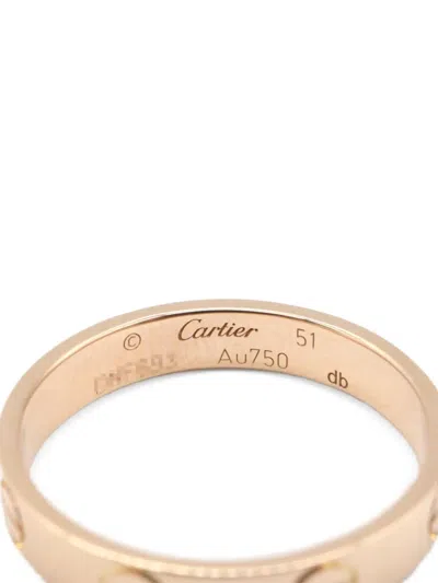 Pre-owned Cartier 2010s Love Ring In Pink