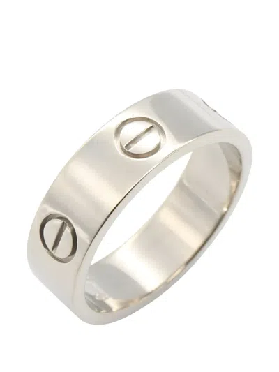 Pre-owned Cartier 2010s Love Ring In Silver