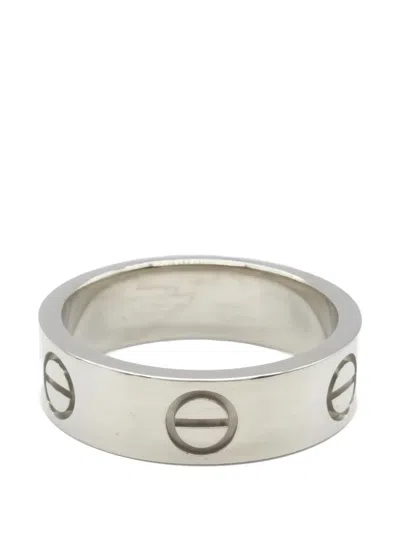 Pre-owned Cartier 2010s Love Ring In Silver