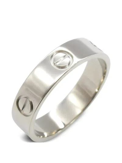 Pre-owned Cartier 2010s Love Ring In Silver