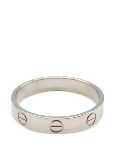 Pre-owned Cartier 2010s Love Ring In Silver