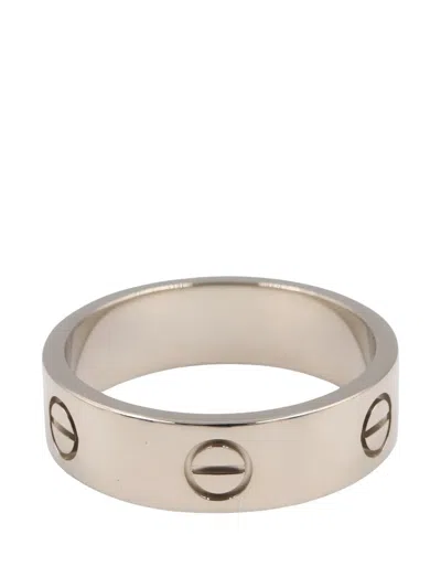 Pre-owned Cartier 2010s Love Ring In Silver