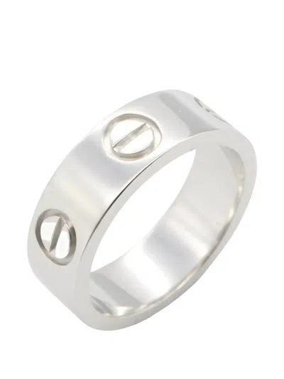 Pre-owned Cartier 2010s Love Ring In Silver