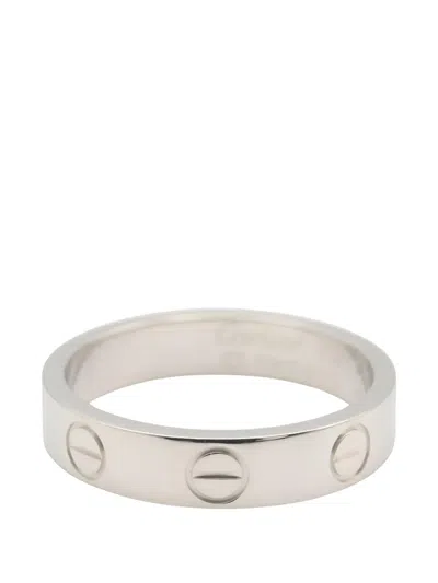 Pre-owned Cartier 2010s Love Ring In Silver