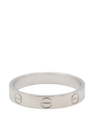 Pre-owned Cartier 2010s Love Ring In Silver