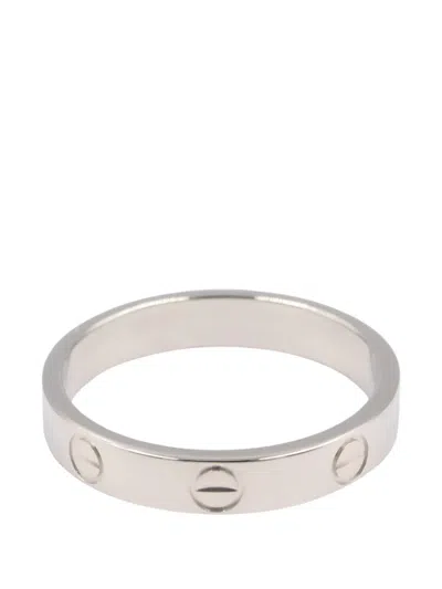 Pre-owned Cartier 2010s Love Ring In Silver