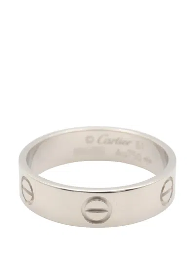 Pre-owned Cartier 2010s Love Ring In Silver