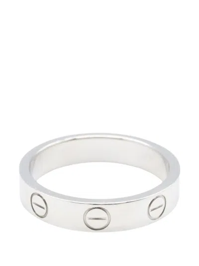Pre-owned Cartier 2010s Love Ring In Silver