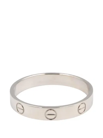 Pre-owned Cartier 2010s Love Ring In Silver