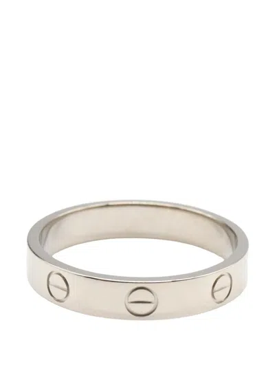 Pre-owned Cartier 2010s Love Ring In Silver