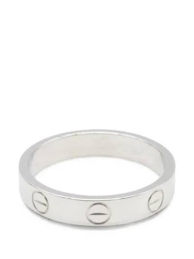 Pre-owned Cartier 2010s Love Ring In Silver