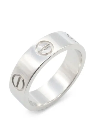 Pre-owned Cartier 2010s Love Ring In Silver