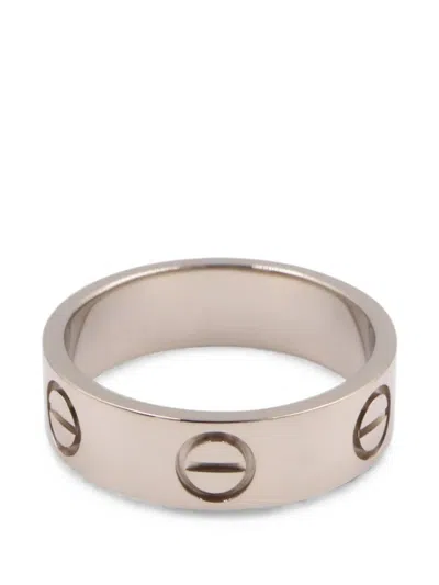 Pre-owned Cartier 2010s Love Ring In Silver