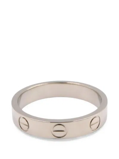 Pre-owned Cartier 2010s Love Ring In Silver