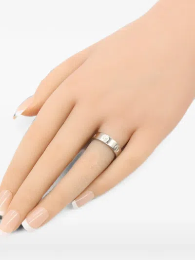 Pre-owned Cartier 2010s Love Ring In Silver