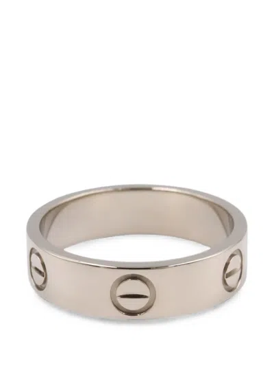 Pre-owned Cartier 2010s Love Ring In Silver